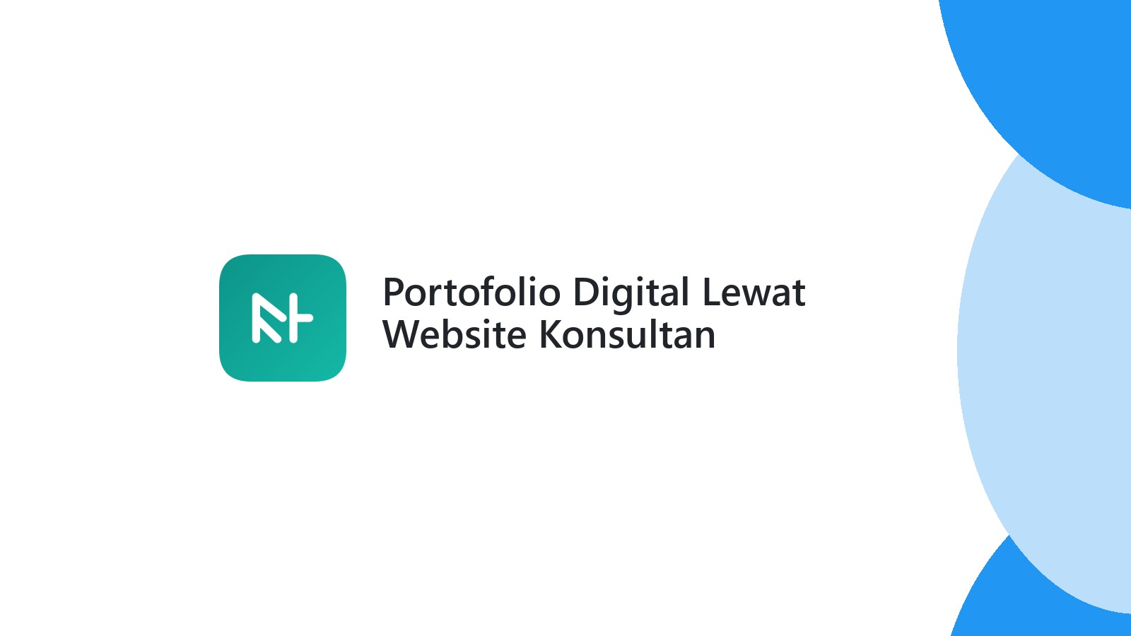 Portofolio Digital Lewat Website Konsultan