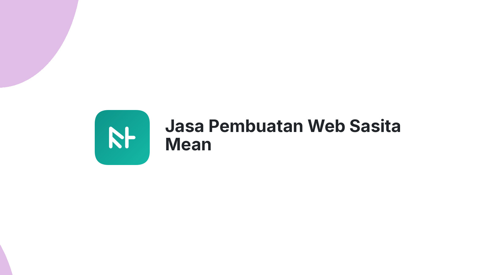 Jasa Pembuatan Web Sasita Mean