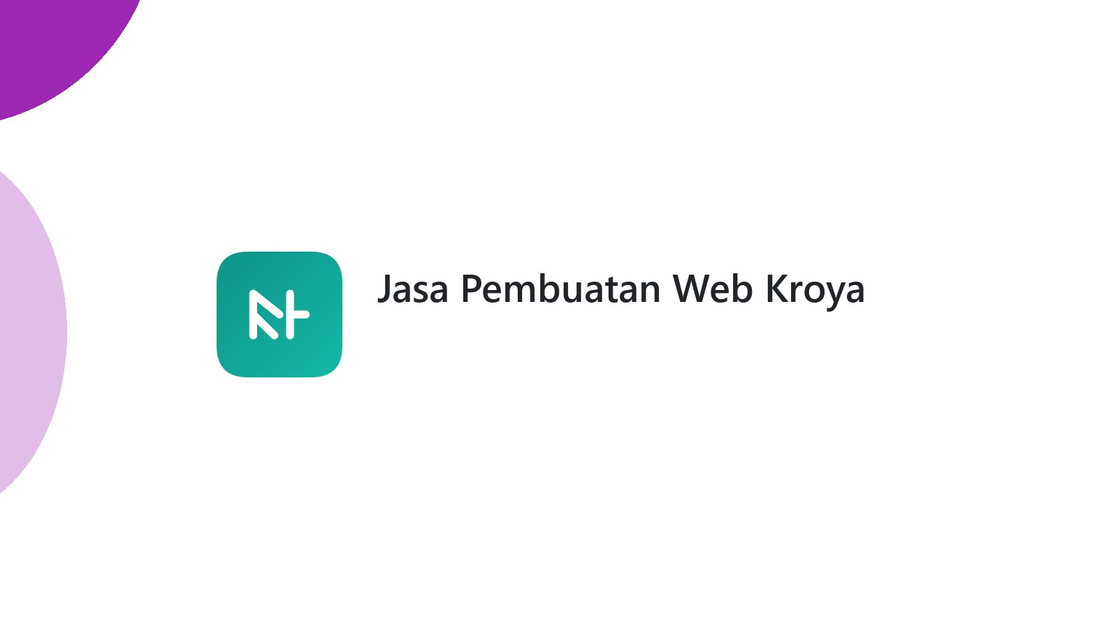 Jasa Pembuatan Web Kroya