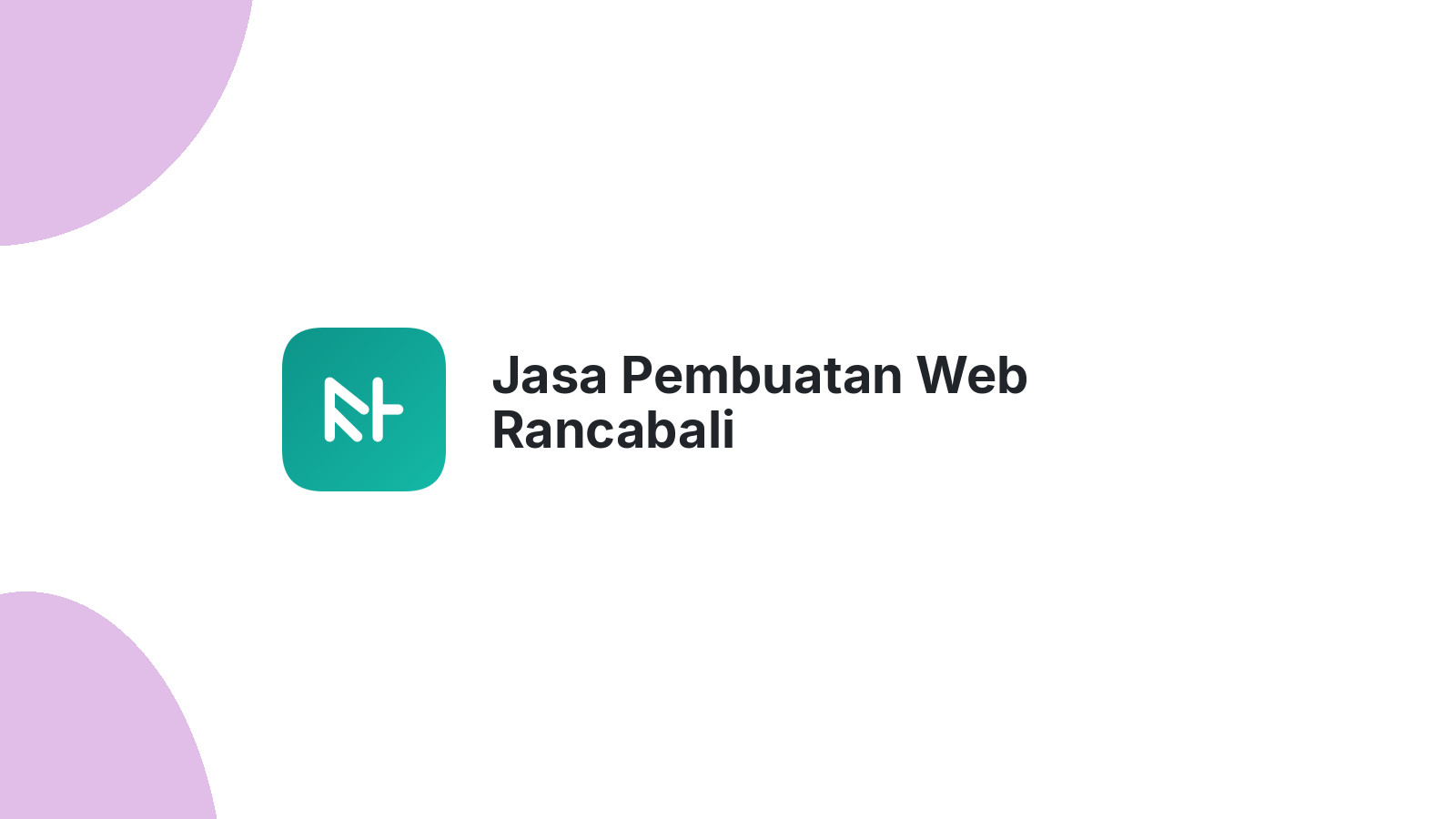 Jasa Pembuatan Web Rancabali