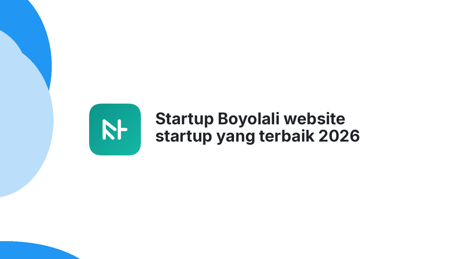 Startup Boyolali website startup yang terbaik 2026