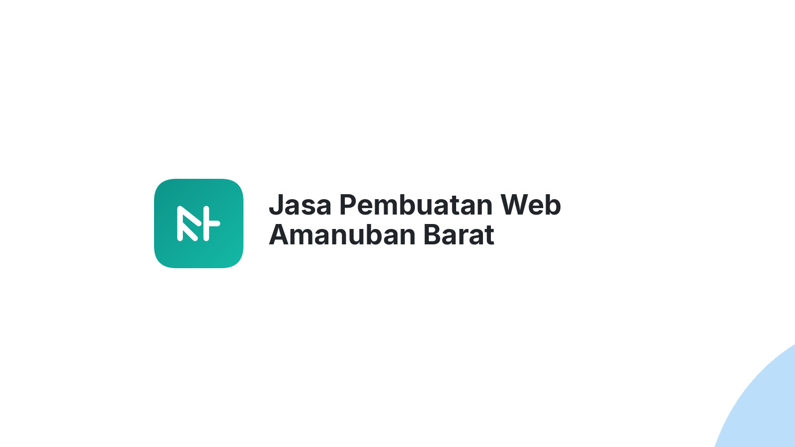 Jasa Pembuatan Web Amanuban Barat