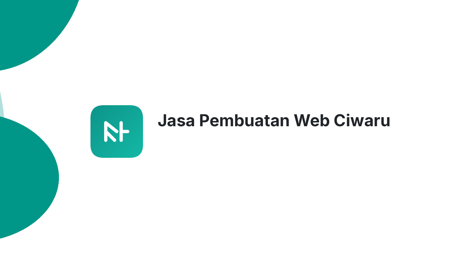 Jasa Pembuatan Web Ciwaru