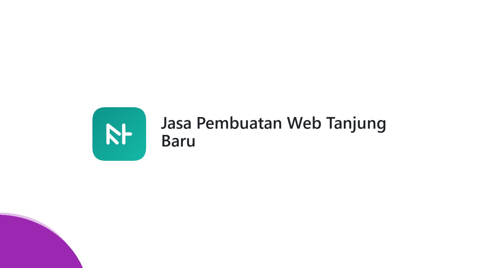 Jasa Pembuatan Web Tanjung Baru