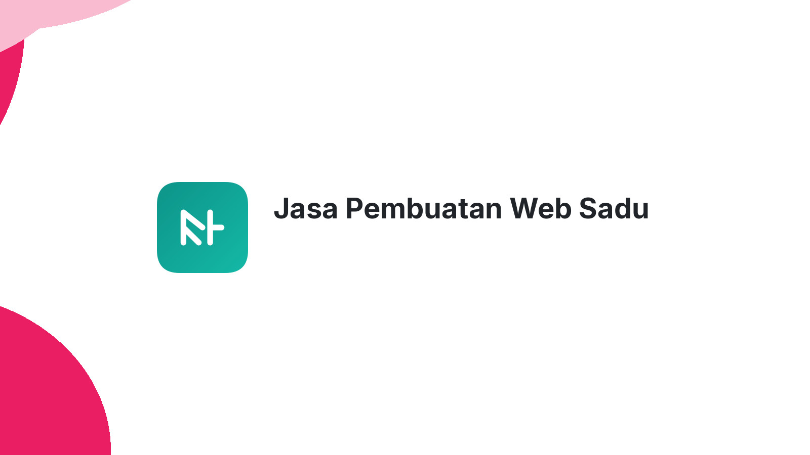 Jasa Pembuatan Web Sadu