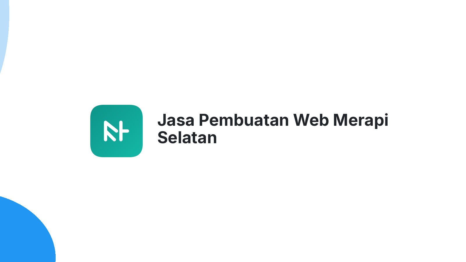 Jasa Pembuatan Web Merapi Selatan