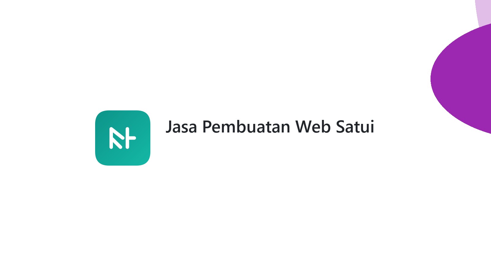 Jasa Pembuatan Web Satui