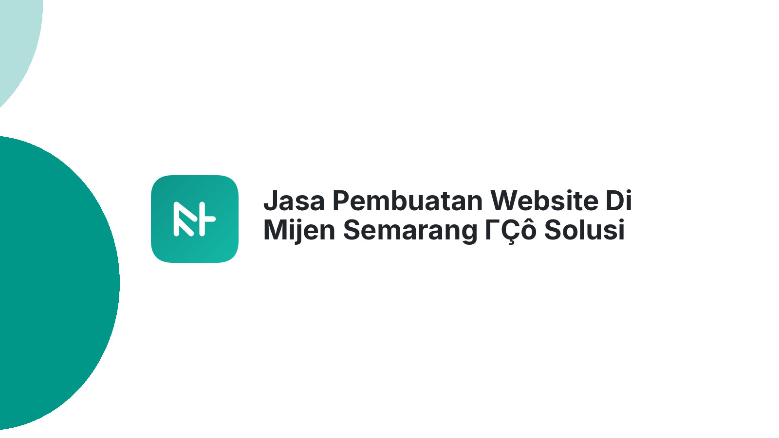 Jasa Pembuatan Website Di Mijen Semarang ΓÇô Solusi Web UMKM