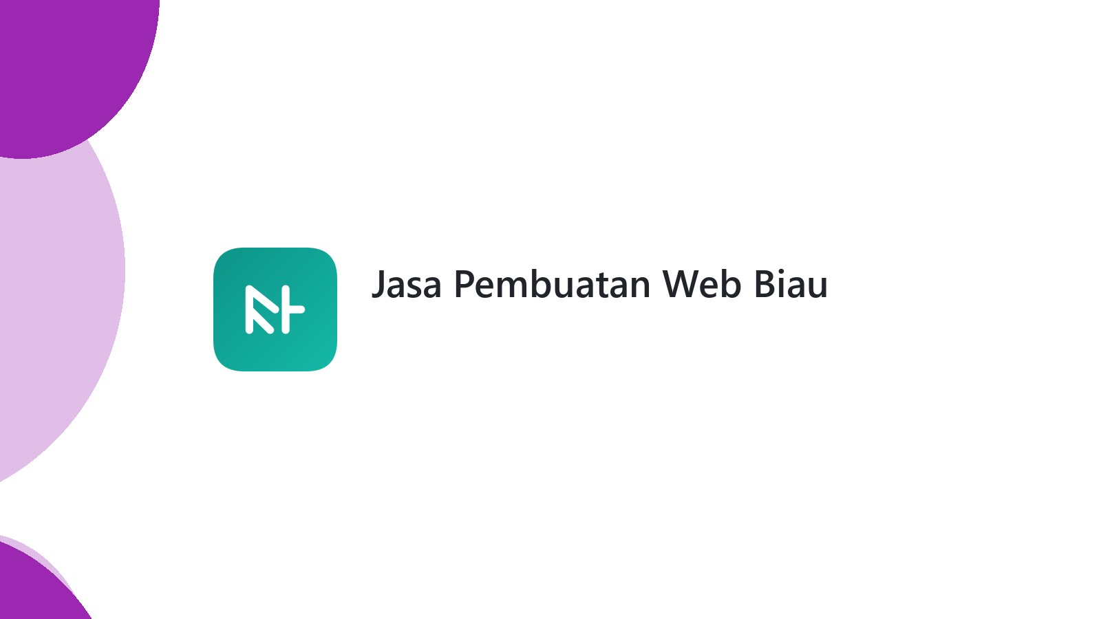 Jasa Pembuatan Web Biau