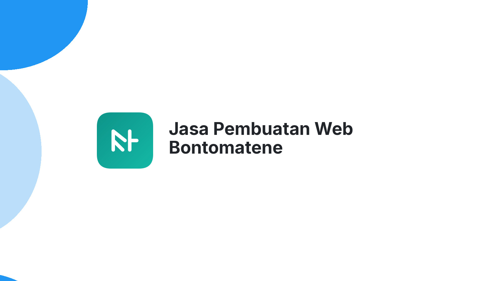 Jasa Pembuatan Web Bontomatene
