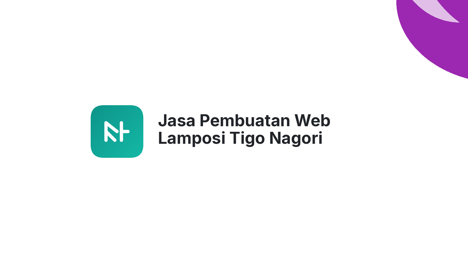 Jasa Pembuatan Web Lamposi Tigo Nagori