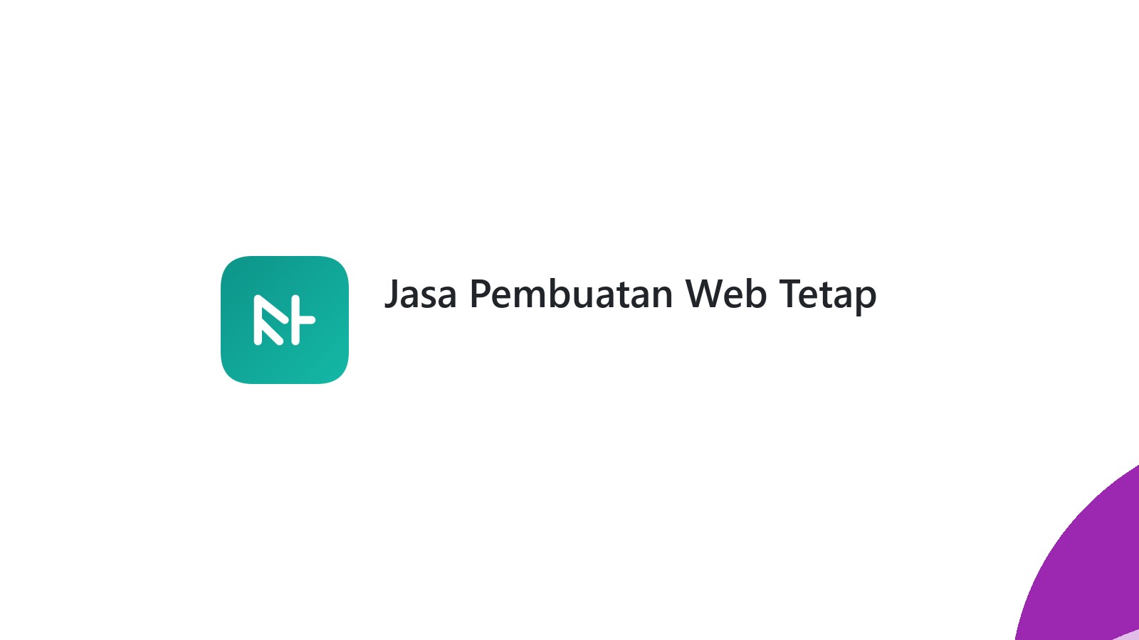 Jasa Pembuatan Web Tetap