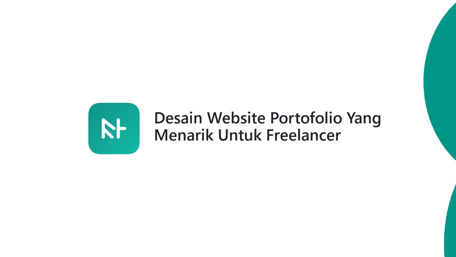 Desain Website Portofolio Yang Menarik Untuk Freelancer