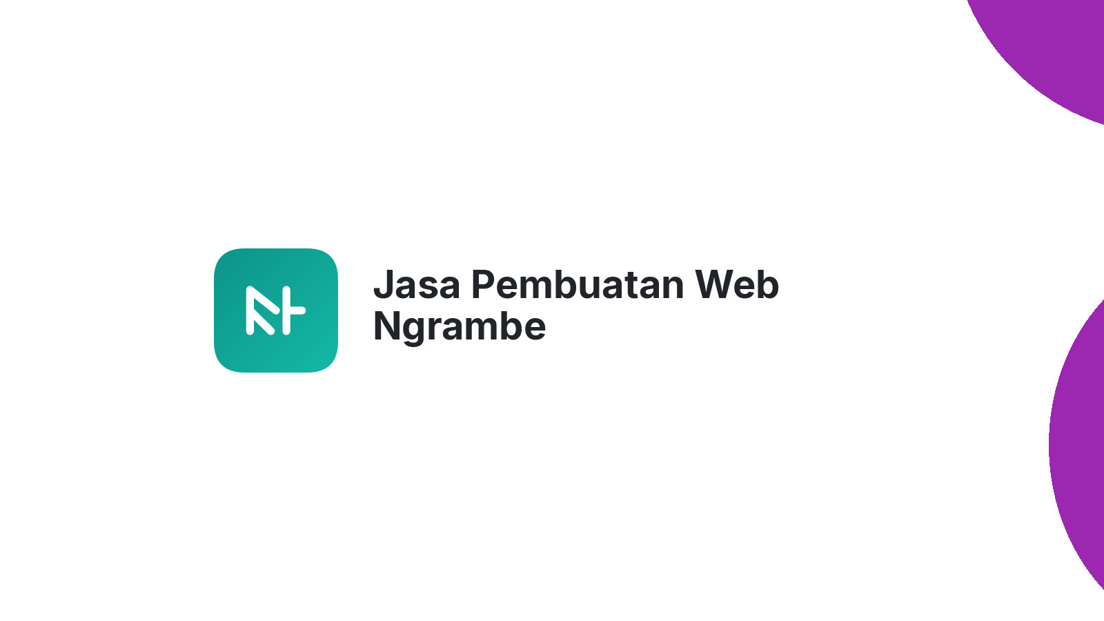 Jasa Pembuatan Web Ngrambe