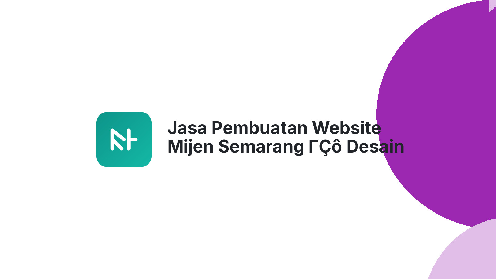 Jasa Pembuatan Website Mijen Semarang ΓÇô Desain Menarik & Responsif