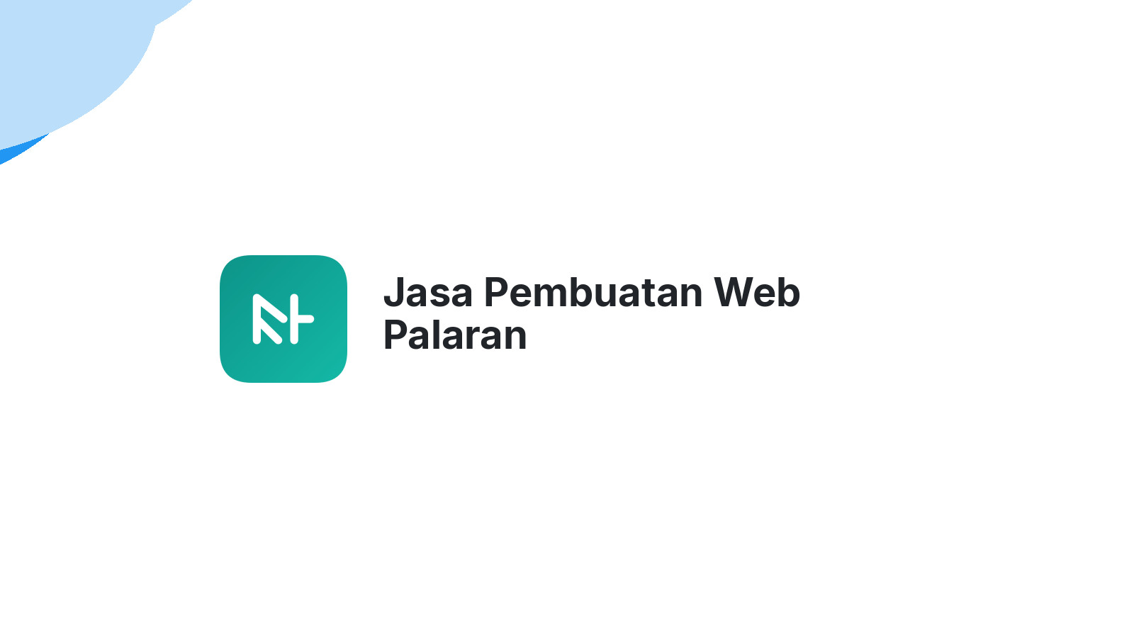 Jasa Pembuatan Web Palaran