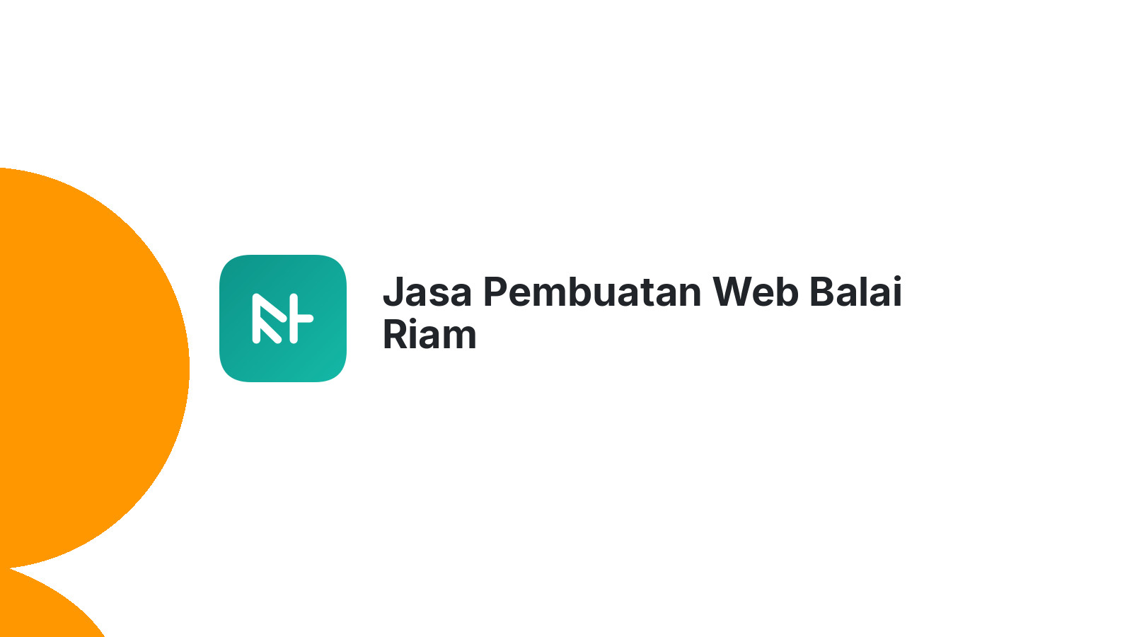 Jasa Pembuatan Web Balai Riam