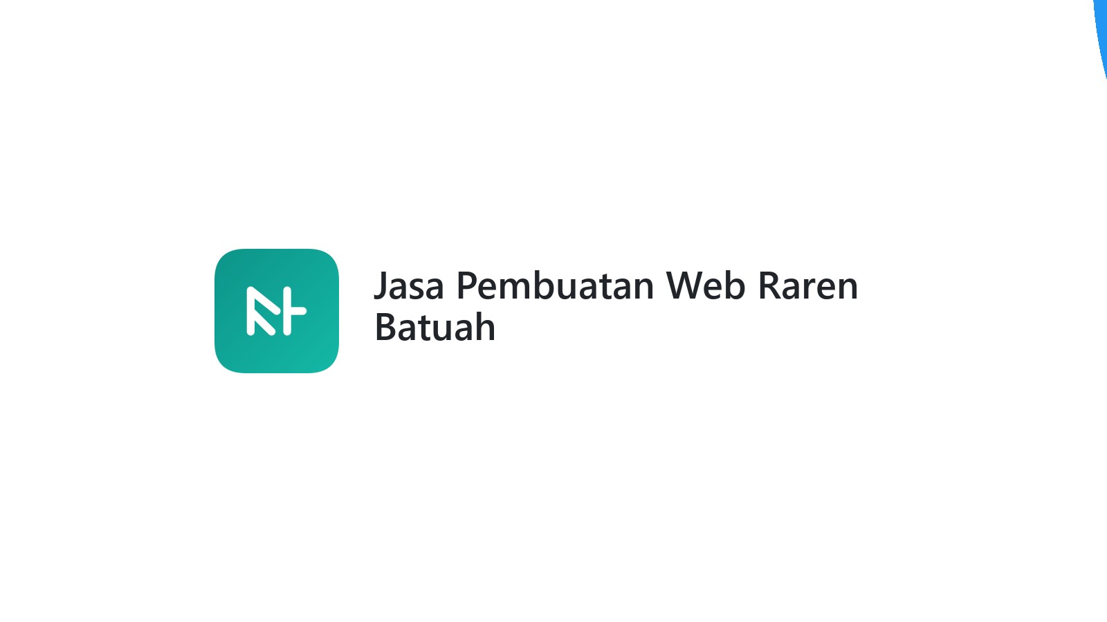 Jasa Pembuatan Web Raren Batuah