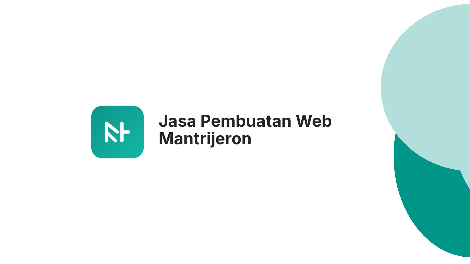 Jasa Pembuatan Web Mantrijeron