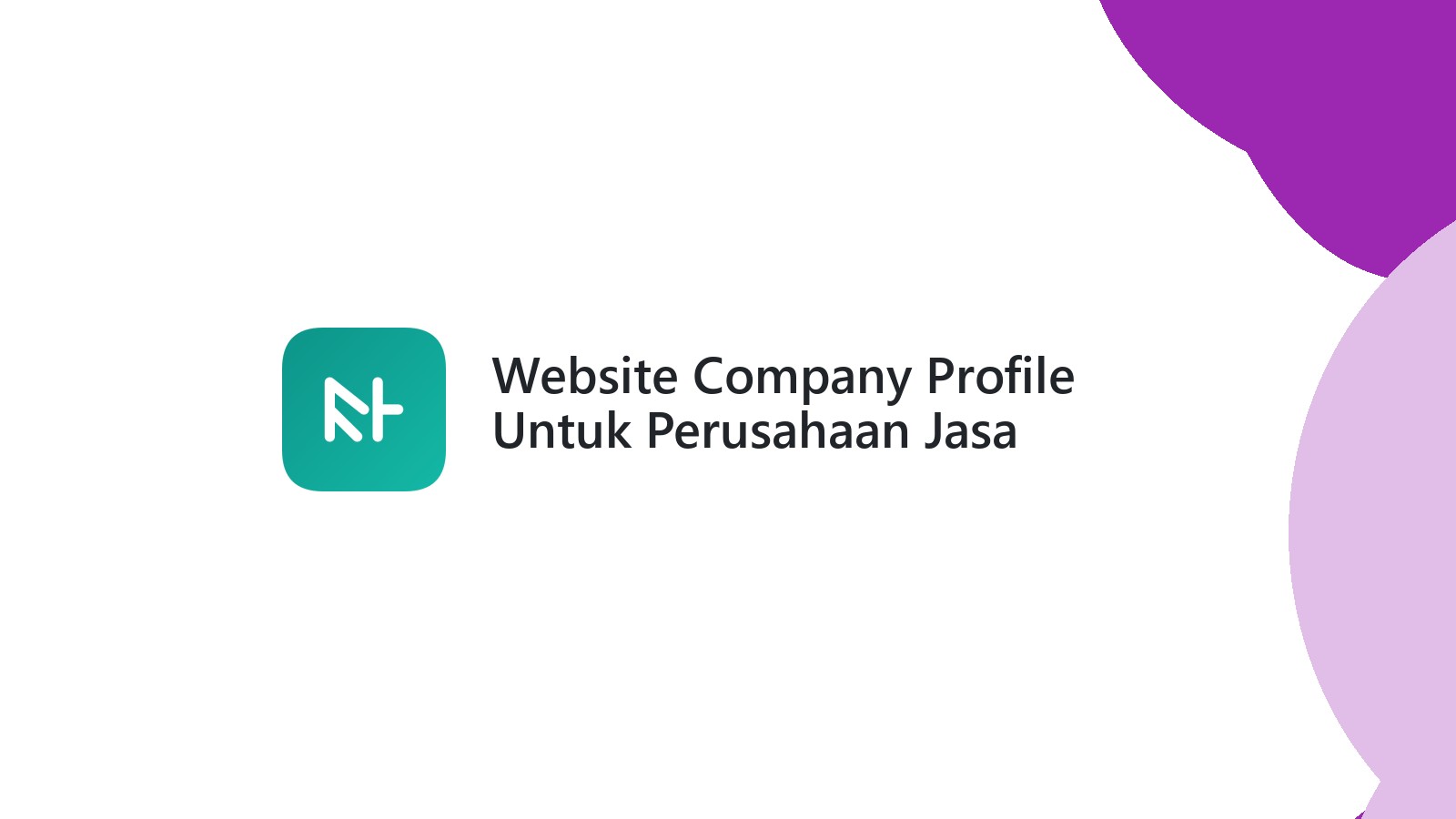 Website Company Profile Untuk Perusahaan Jasa