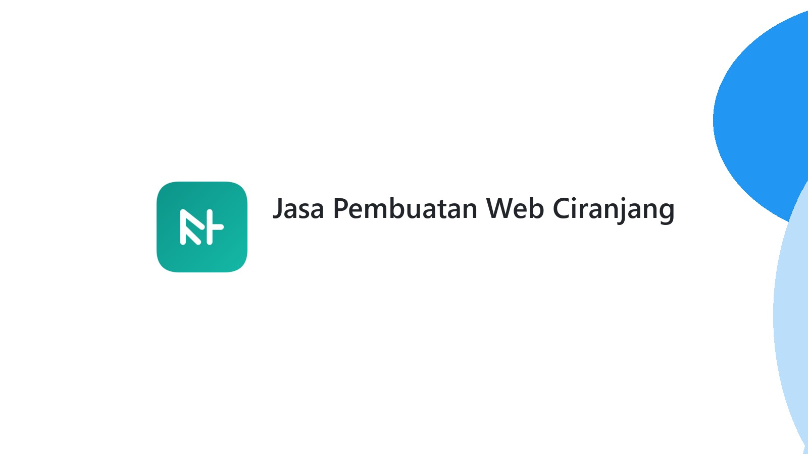 Jasa Pembuatan Web Ciranjang