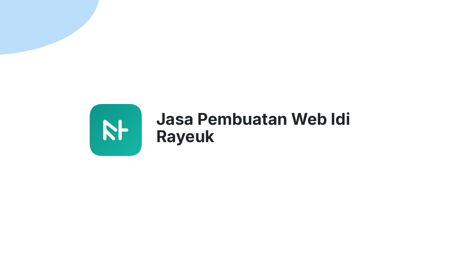 Jasa Pembuatan Web Idi Rayeuk