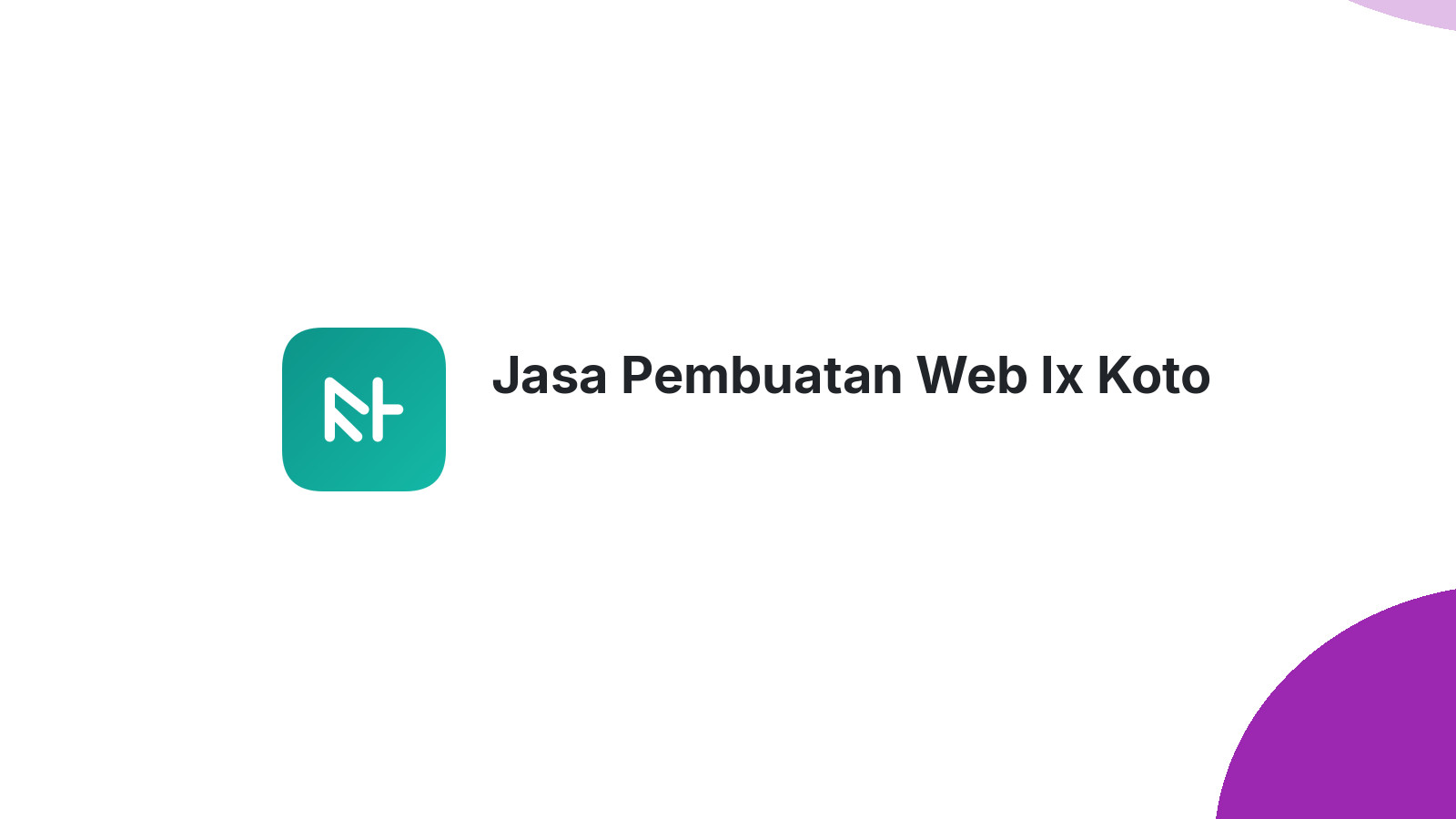 Jasa Pembuatan Web Ix Koto
