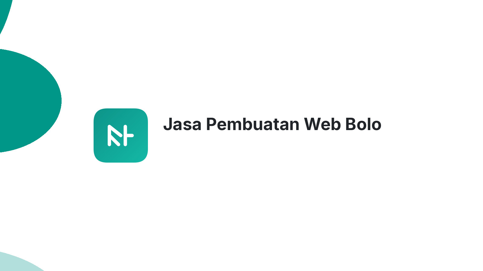 Jasa Pembuatan Web Bolo