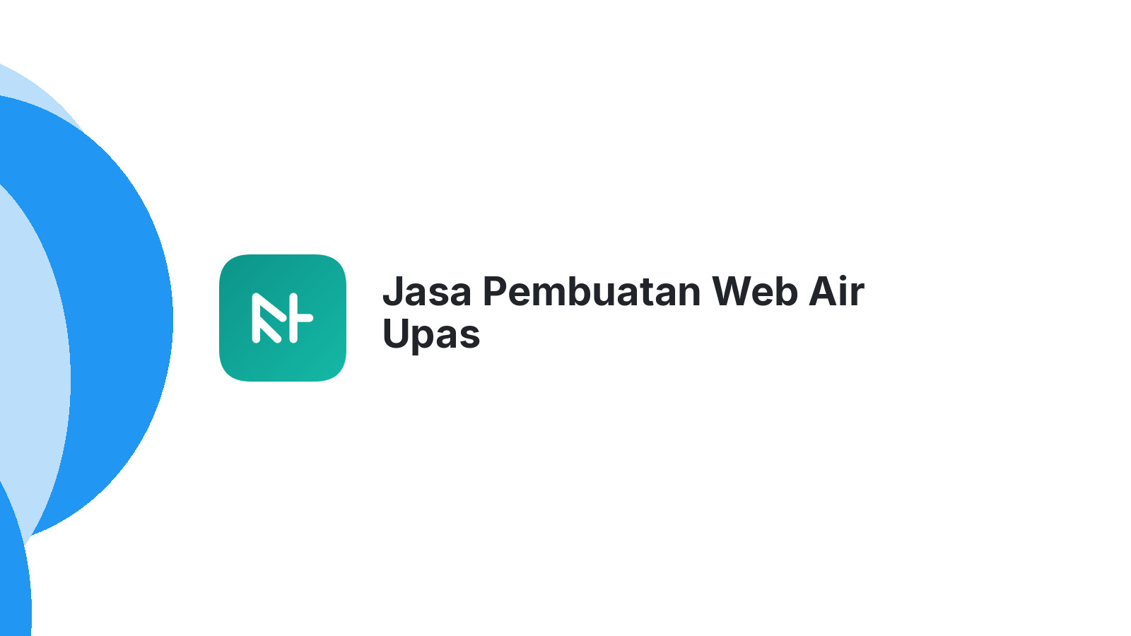 Jasa Pembuatan Web Air Upas