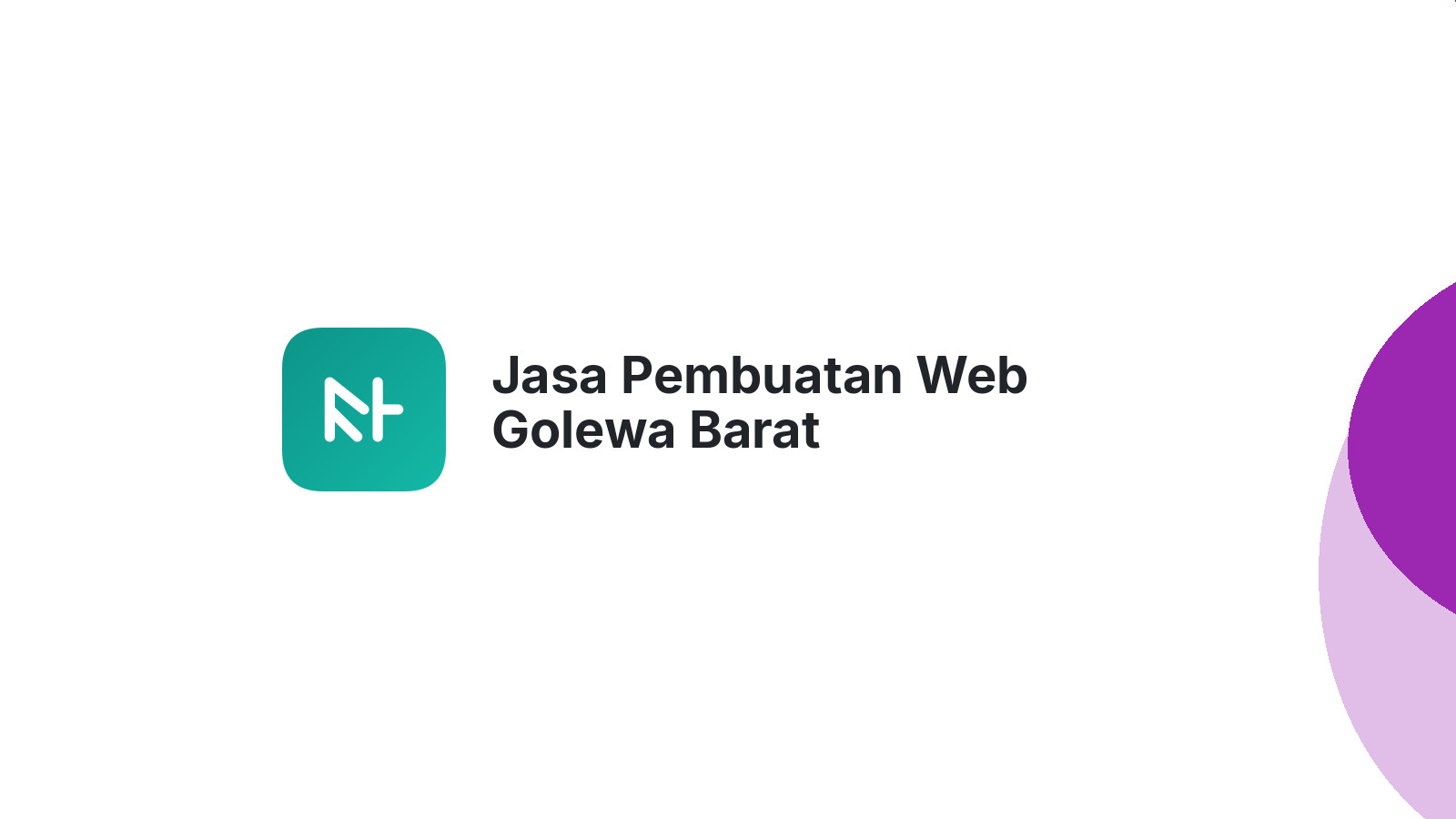Jasa Pembuatan Web Golewa Barat