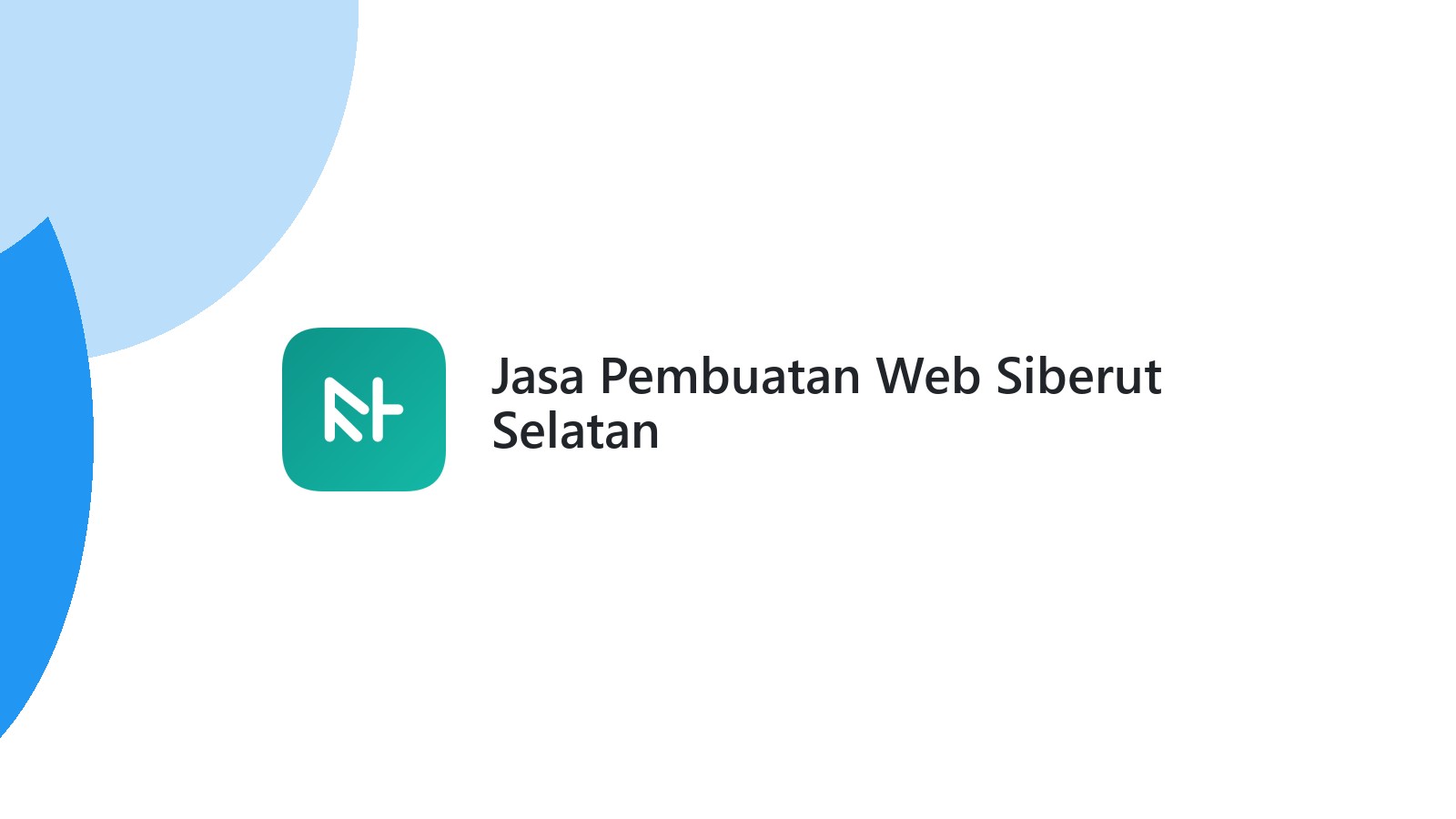 Jasa Pembuatan Web Siberut Selatan