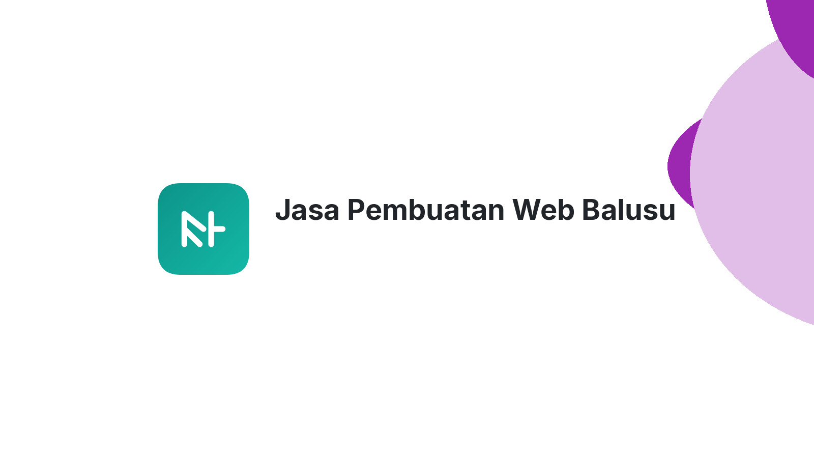 Jasa Pembuatan Web Balusu