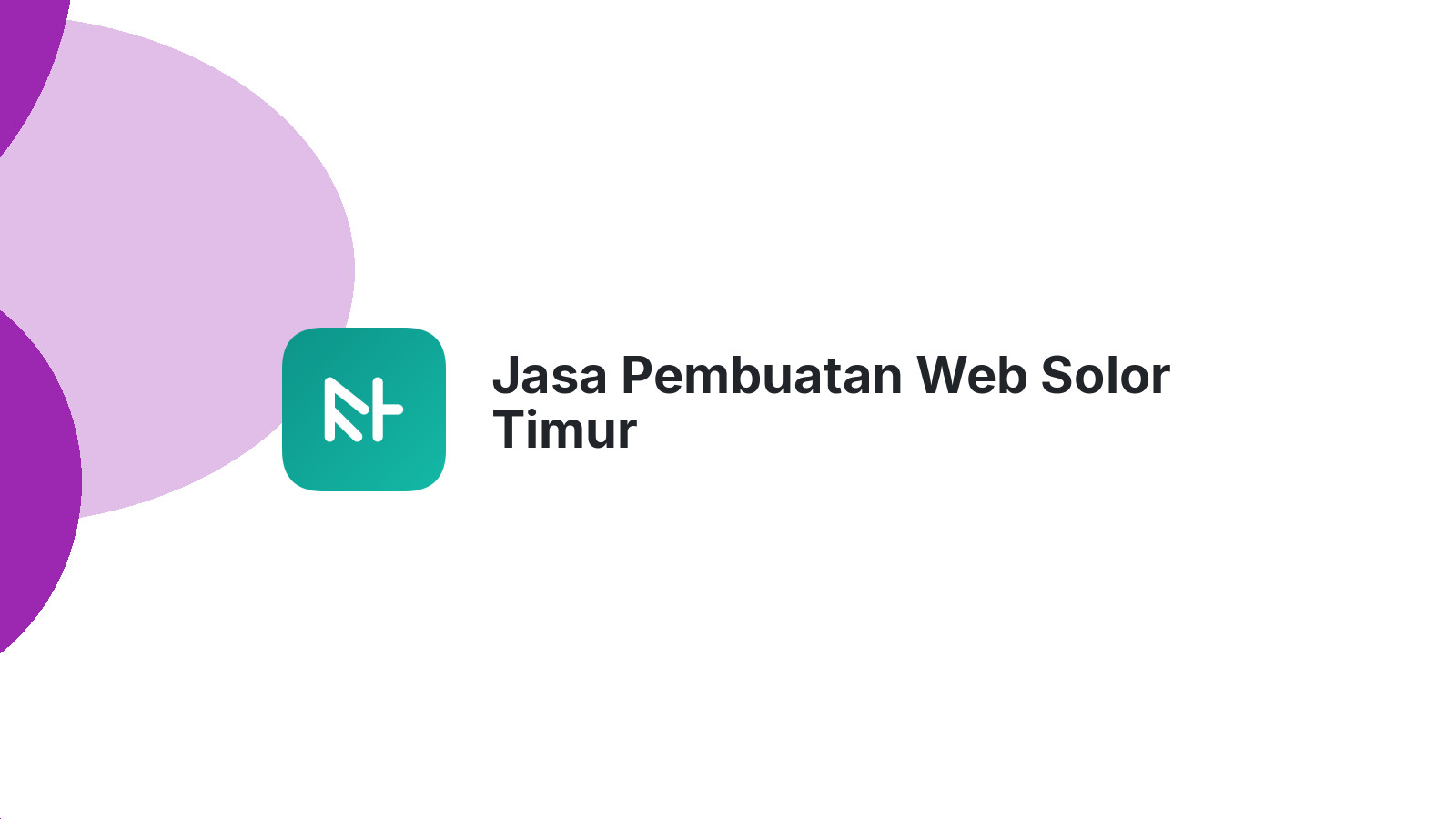 Jasa Pembuatan Web Solor Timur