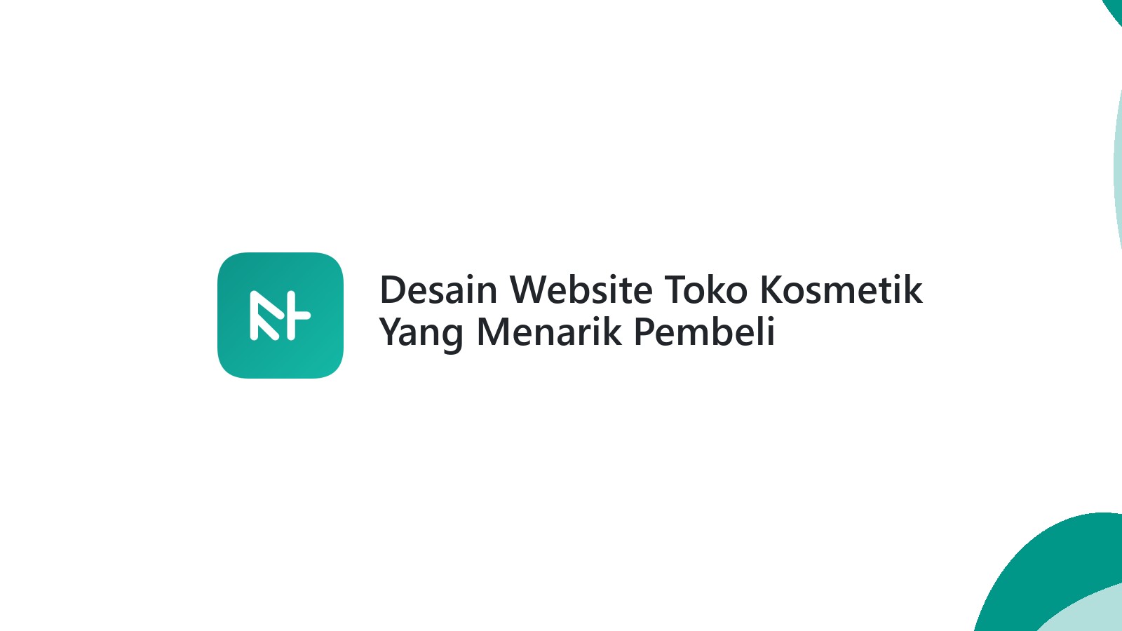Desain Website Toko Kosmetik Yang Menarik Pembeli