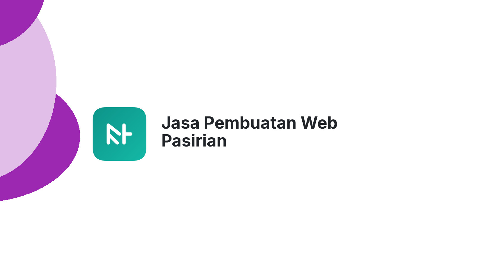 Jasa Pembuatan Web Pasirian
