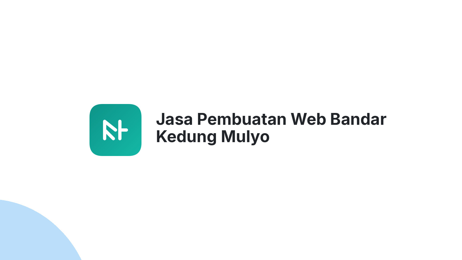 Jasa Pembuatan Web Bandar Kedung Mulyo