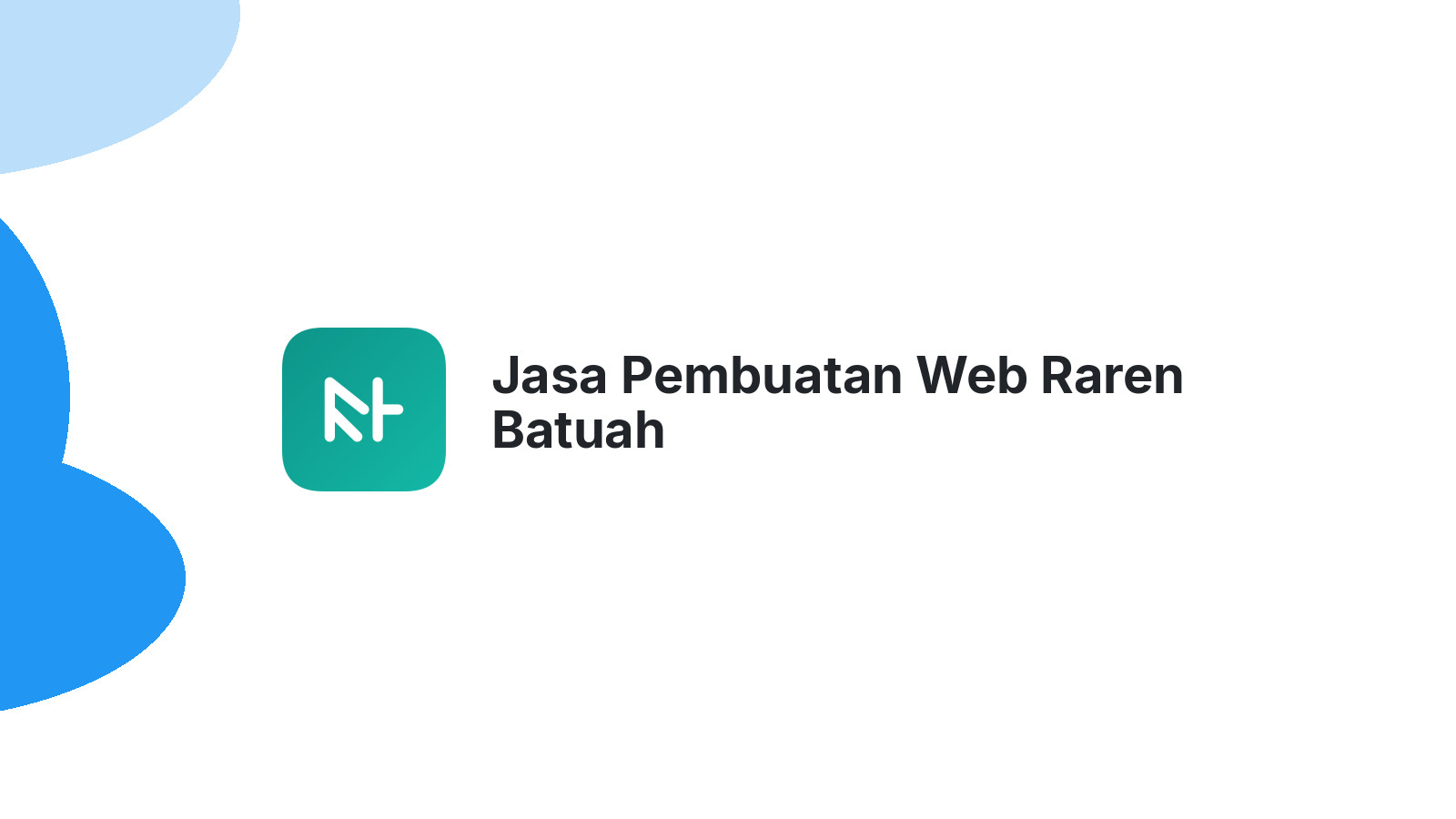 Jasa Pembuatan Web Raren Batuah