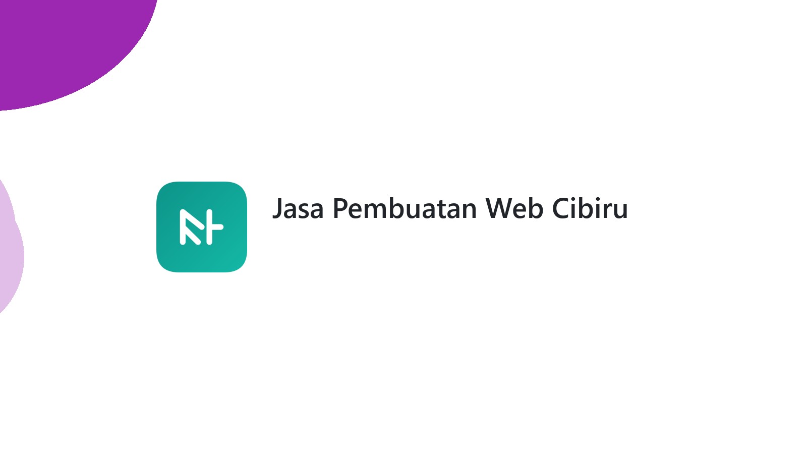Jasa Pembuatan Web Cibiru