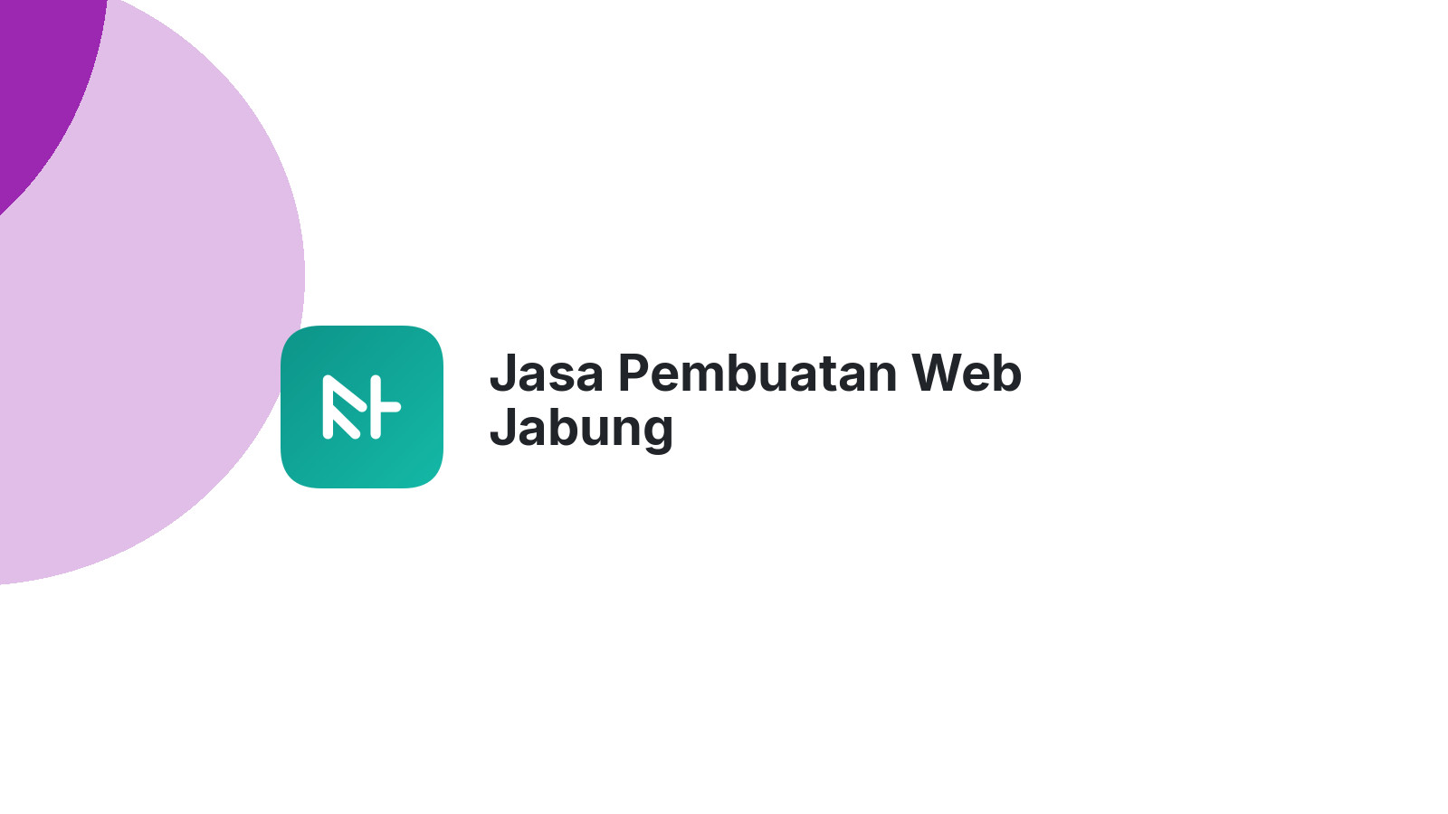 Jasa Pembuatan Web Jabung