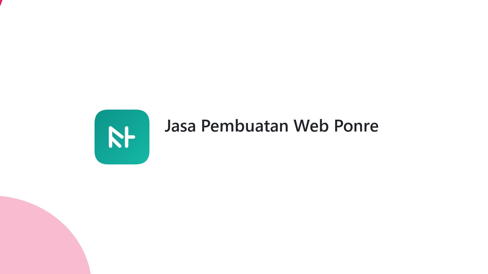 Jasa Pembuatan Web Ponre