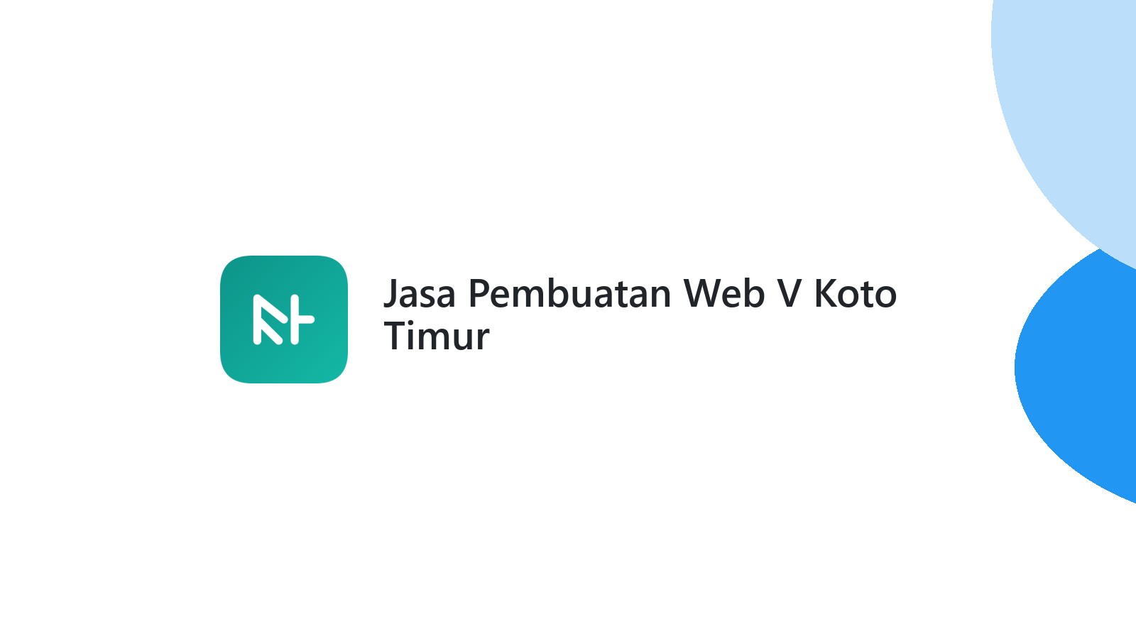 Jasa Pembuatan Web V Koto Timur