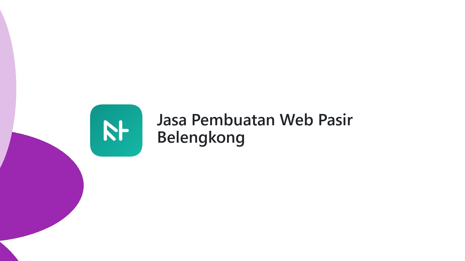 Jasa Pembuatan Web Pasir Belengkong
