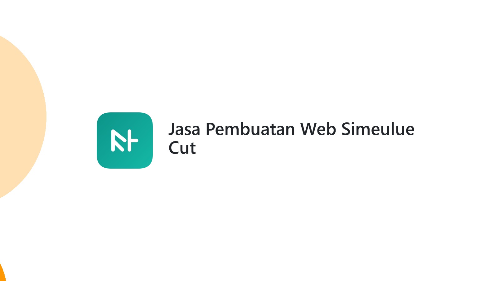 Jasa Pembuatan Web Simeulue Cut
