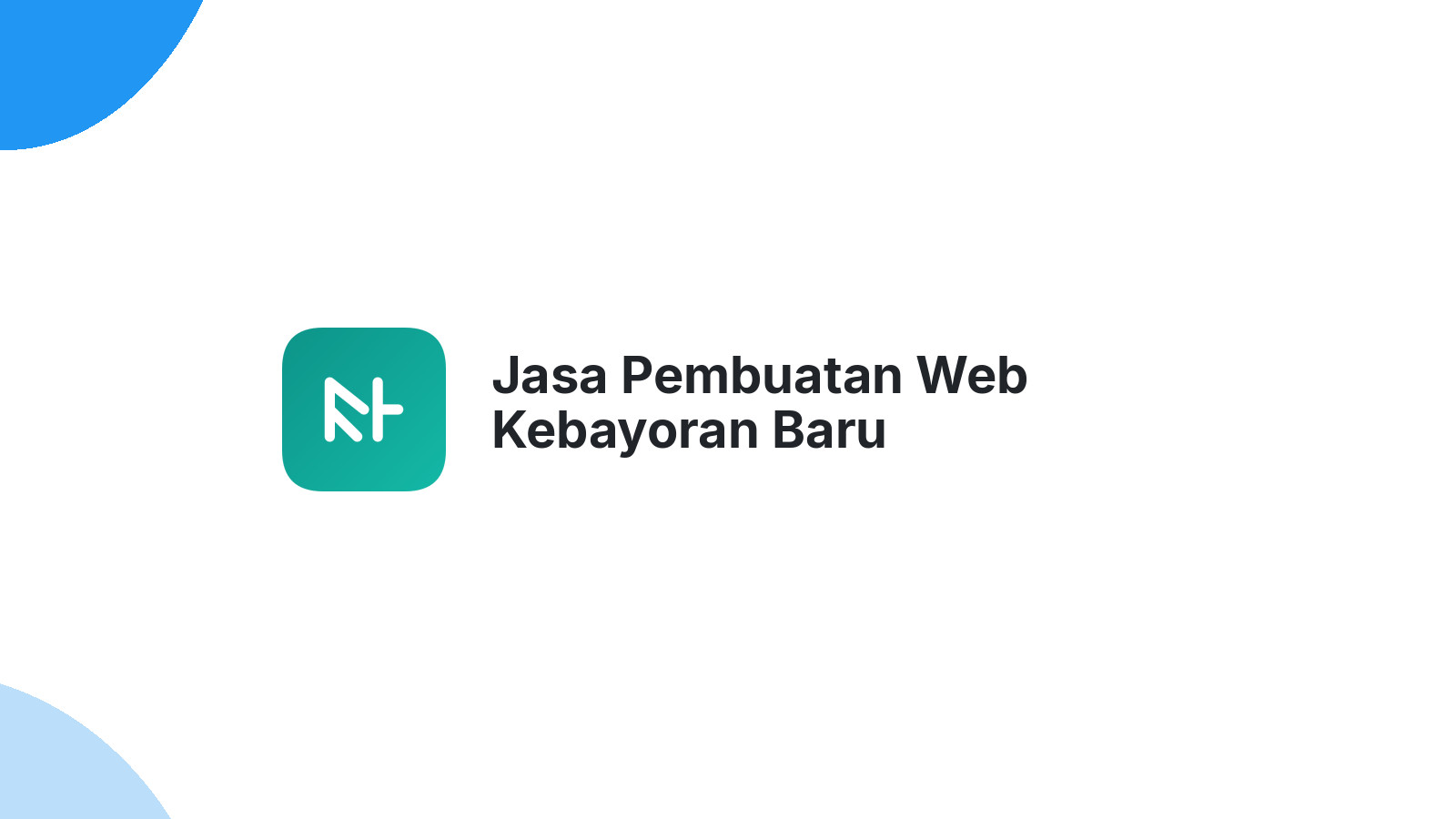 Jasa Pembuatan Web Kebayoran Baru