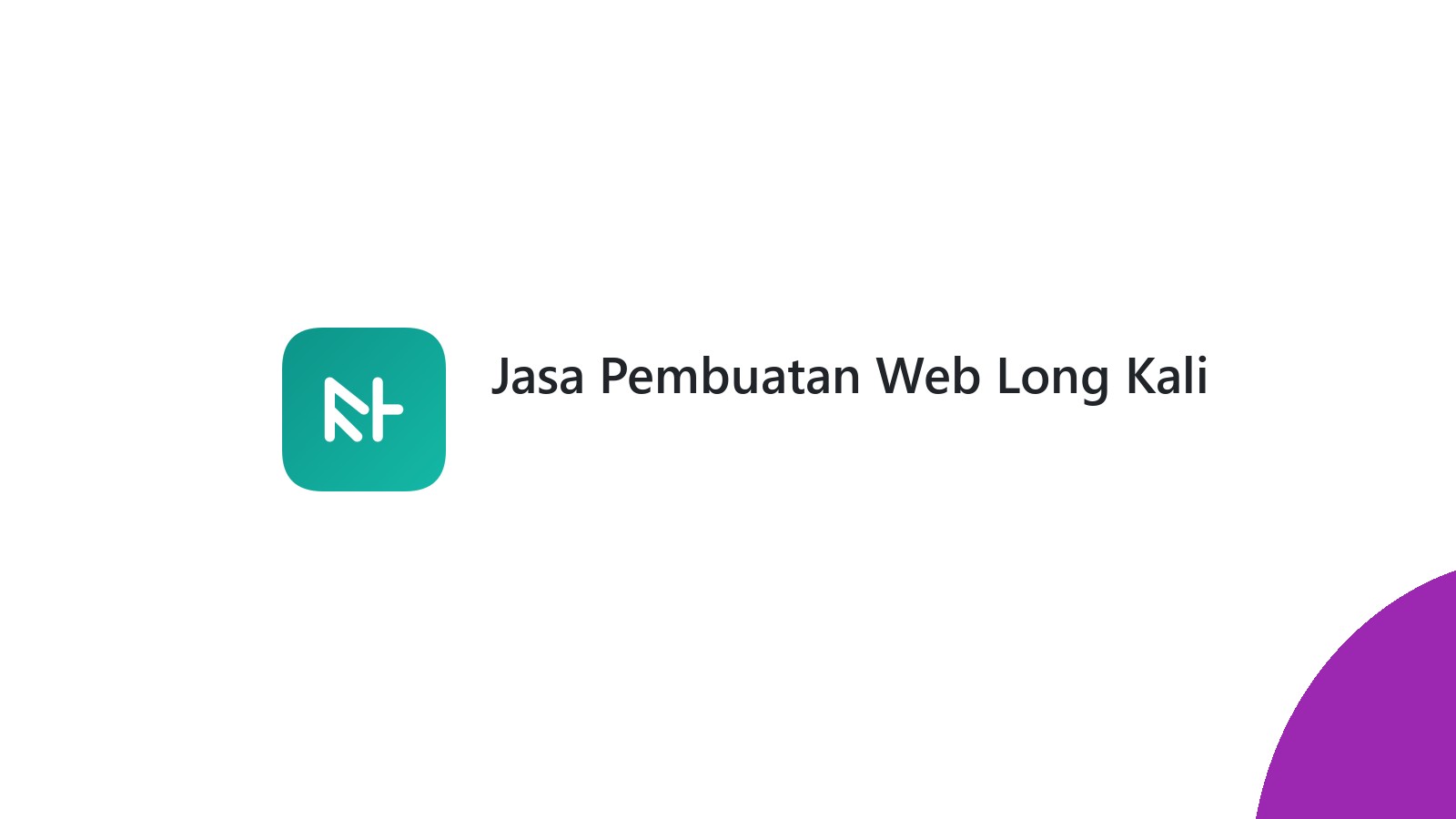 Jasa Pembuatan Web Long Kali