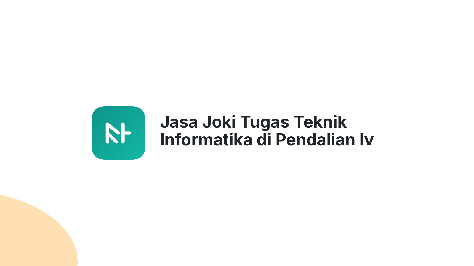 Jasa Joki Tugas Teknik Informatika di Pendalian Iv Koto