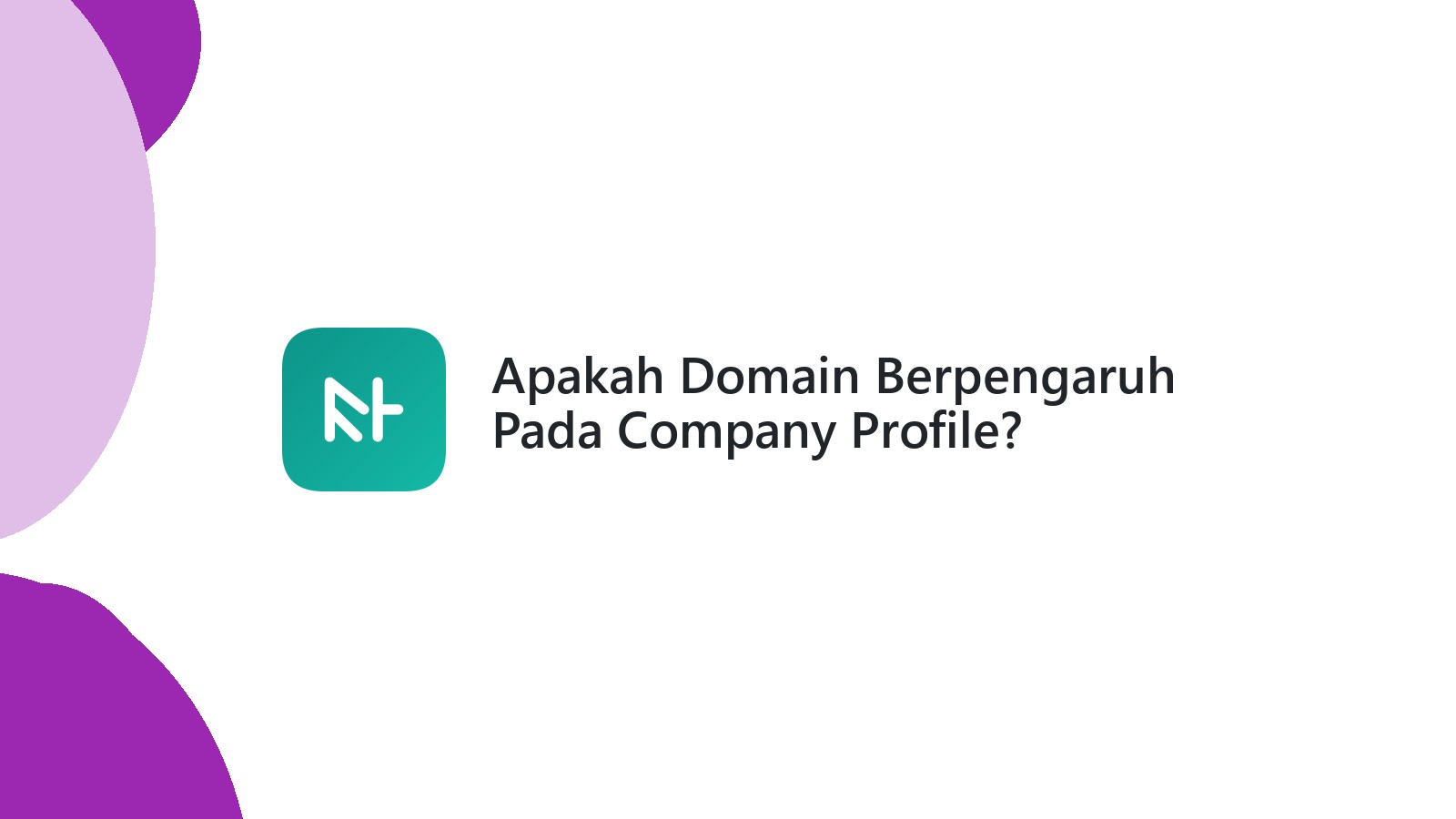 Apakah Domain Berpengaruh Pada Company Profile?