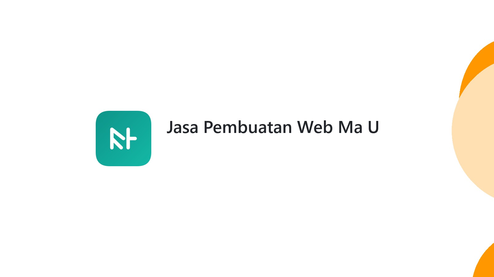 Jasa Pembuatan Web Ma U