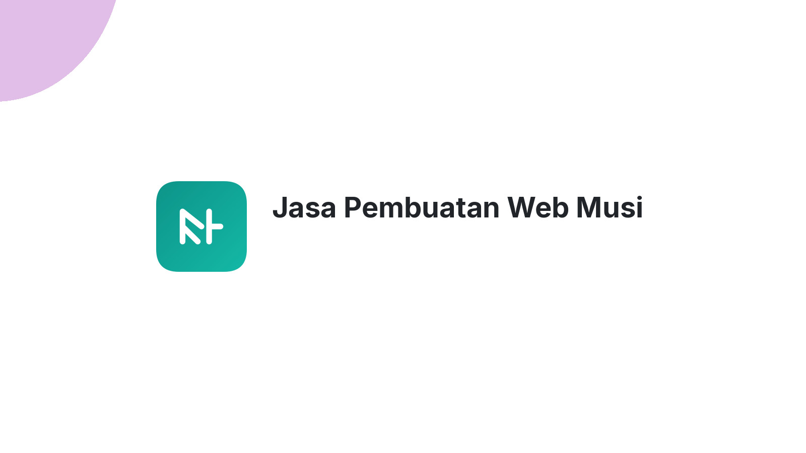 Jasa Pembuatan Web Musi
