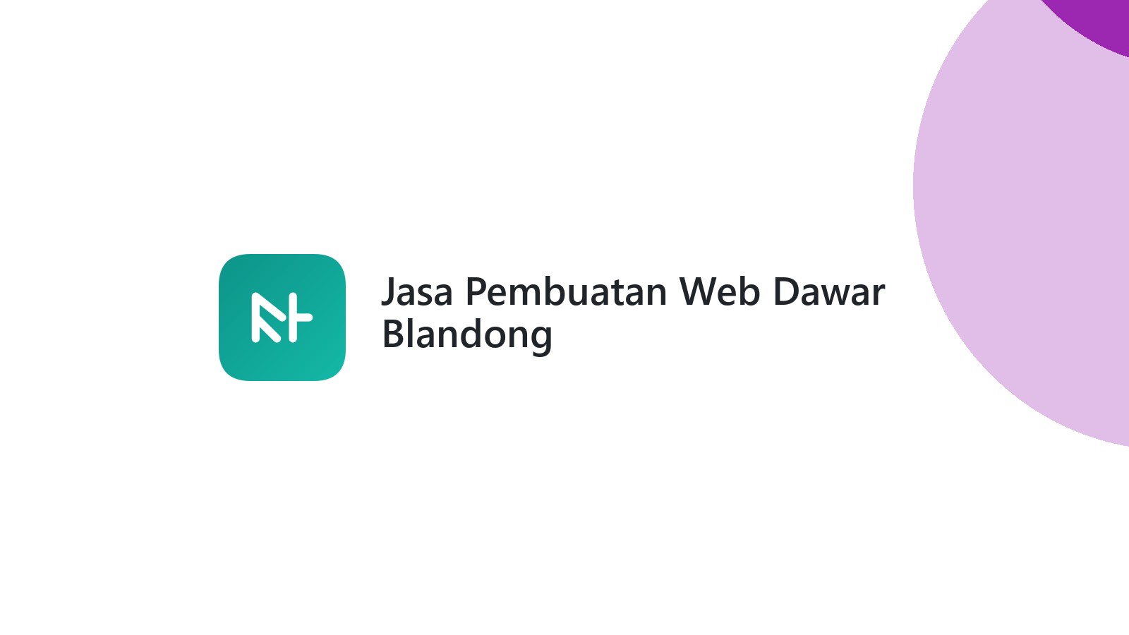 Jasa Pembuatan Web Dawar Blandong